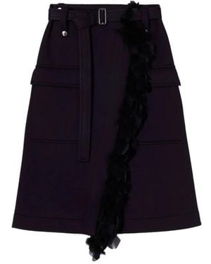 Plan C Rokken ,Blauw ,Midi Rok