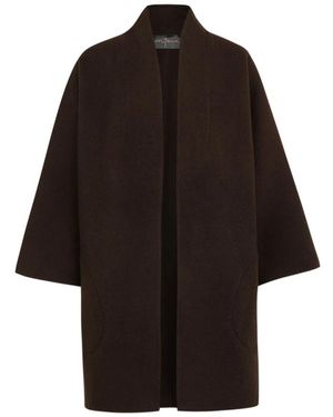 Cortana Single-Breasted Coats - Black