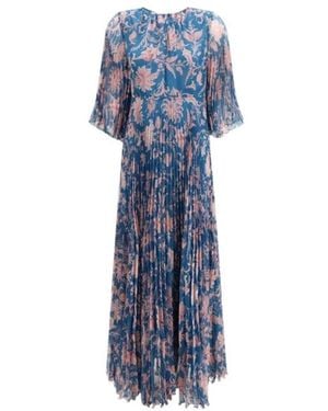 Etro Kleedjes ,Blauw ,Polyester Wrha 0592Akh 58 Jurk
