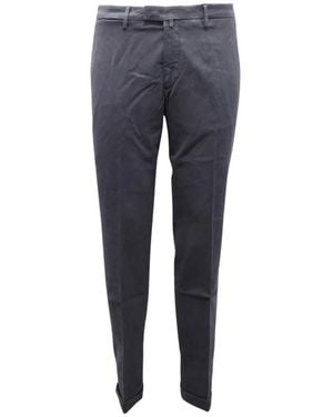BRIGLIA Slim-Fit Trousers - Blue