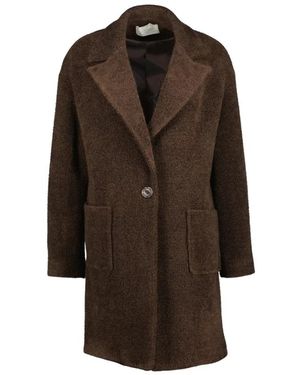 Amélie & Amélie Single-Breasted Coats - Marrone