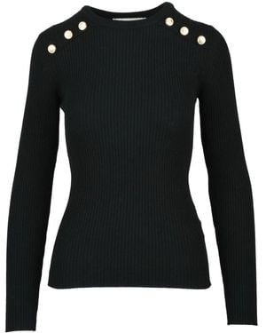 Akep Round-Neck Knitwear - Black