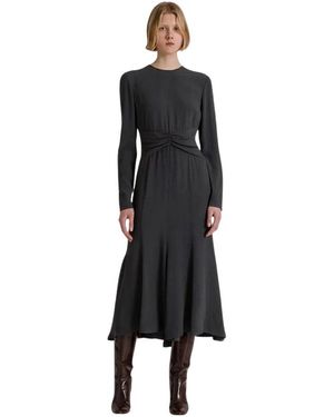 Alberta Ferretti Midi Dresses - Black