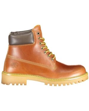 Lumberjack Polyester Schnür-Sneaker - Braun
