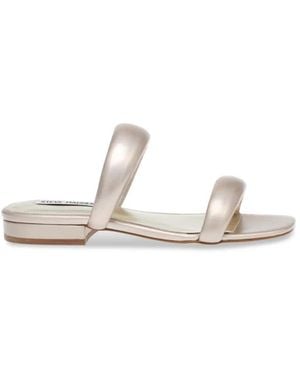 Steve Madden Flache Sandale - Weiß