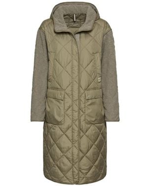 Camel Active Gepolsterte Jacke Mit Kapuze Und Taschen - Grün