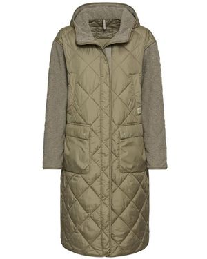Camel Active Jassen ,Groen ,Gewatteerde Jas Met Capuchon En Zakken