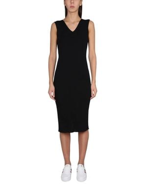 Moncler Knitted Dresses - Black