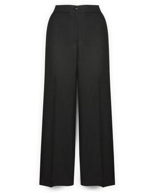Elena Miro Wide Trousers - Negro