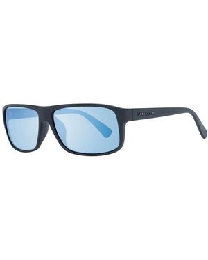Serengeti Occhiali da sole unisex polarizzati neri - Blu