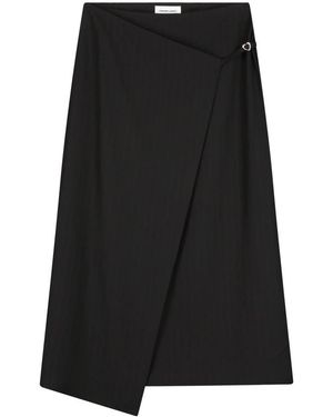 FABIENNE CHAPOT Sonny Midi Rok - Zwart