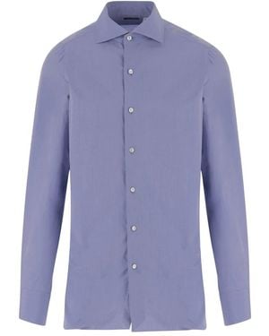 Finamore 1925 Formal Shirts - Blue