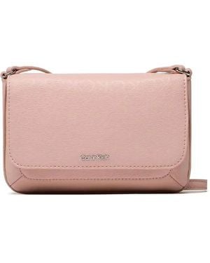Calvin Klein Cross Body Bags - Roze