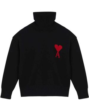 Ami Paris Turtlenecks - Black