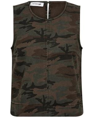 co'couture Sleeveless Tops - Green