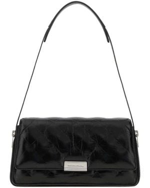 Alexander Wang Tassen ,Zwart ,Leer Siren Medium Flap Bag