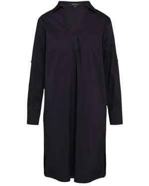Comma, Korte Overhemdjurk - Blauw