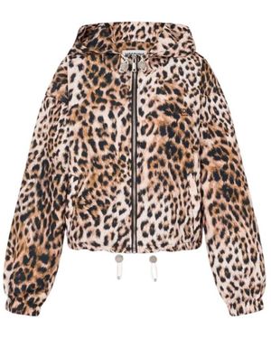 Moschino Bomber Jackets - Brown