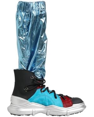 Dolce & Gabbana Lace-Up Boots - Blue
