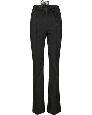 ROTATE BIRGER CHRISTENSEN Wide Trousers - Black