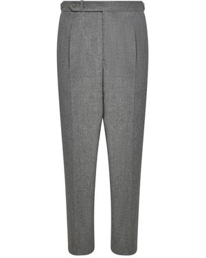 Franzese Collection Slim-Fit Trousers - Grey