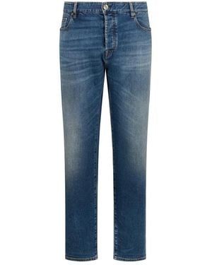 Moorer Jeans ,Blauw ,Katoen Straight Jeans