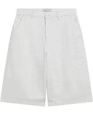 Ami Paris Denim Shorts - White