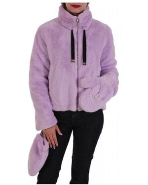 Liu Jo Faux Fur & Shearling Jackets - Violet
