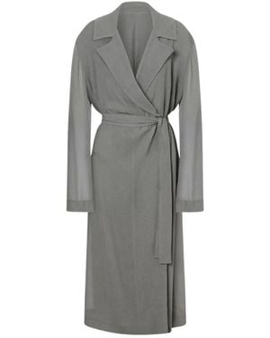 Alberta Ferretti Trench Coats - Grey