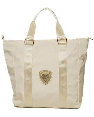 Blauer Tote Bags - Metallizzato