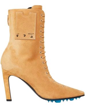 Off-White c/o Virgil Abloh Heeled Boots - Brown