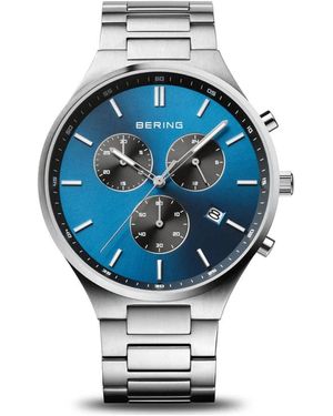 Bering Chronograph Titanium - Blau
