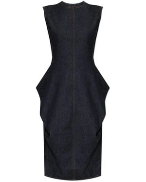 Jacquemus Kleedjes ,Blauw ,Denim Cubisto Denim Jurk - Zwart