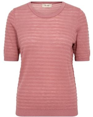 Mos Mosh Round-Neck Knitwear - Pink