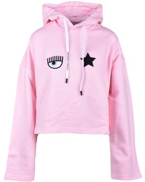 Chiara Ferragni Baumwoll-Sweatshirt - Pink
