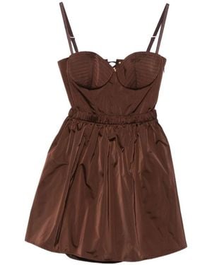 Elisabetta Franchi Short Dresses - Marrone