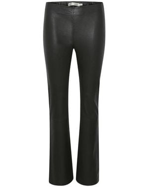 Inwear Leather Trousers - Grey