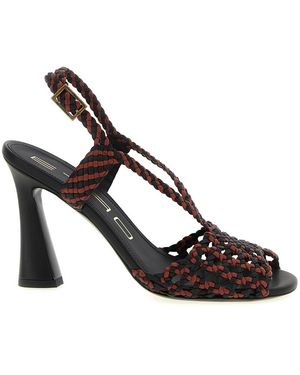 Etro Zweifarbige Sandalen - Schwarz