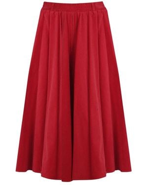Semicouture Midi-Rok - Rood