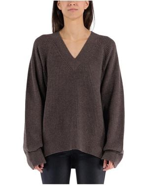 Birgitte Herskind V-Neck Knitwear - Bruin