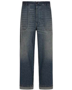 Maison Margiela Straight Jeans - Azul