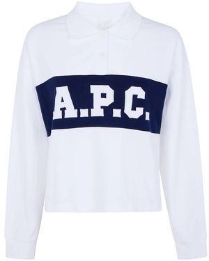 A.P.C. Polo Shirts - Azul