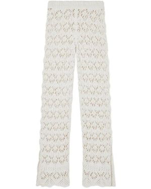Alanui Wide Trousers - Blanco