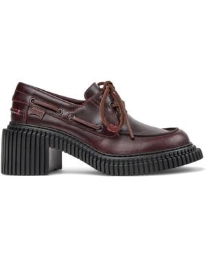 Camper Heeled Boots - Brown