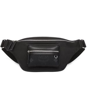 MCM Fursten Gürteltasche Aus Recyceltem Nylon - Schwarz