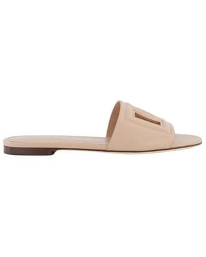 Dolce & Gabbana Sliders - Natural