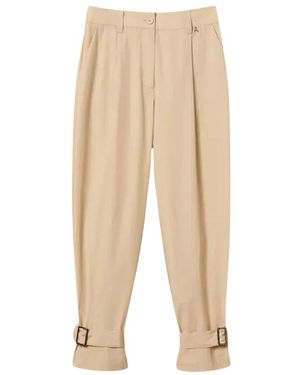 Twinset Tapered Broeken - Naturel