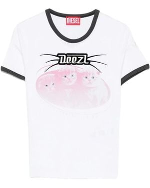 DIESEL T-Shirts - Blanco