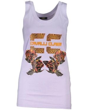 Roberto Cavalli Sleeveless Tops - Violet