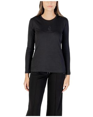 ARMANI EXCHANGE Long Sleeve T-Shirts - Black